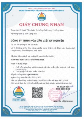 CHỨNG NHẬN TIÊU CHUẨN ĐO LƯỜNG CHẤT LƯỢNG (TCVN ISO 9001:2015/ISO 9001:2015)
